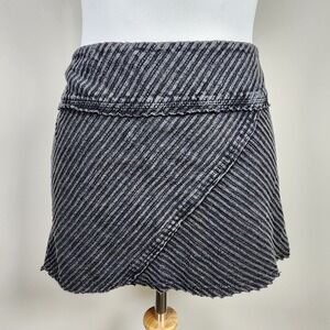 Corduroy Mini Skirt Womens Large Stretch Dark Academia Coquette Streetwear Y2K
